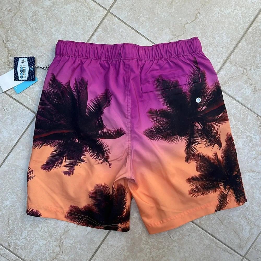 Men’s Tropical Hawaiian Swim Trunks
